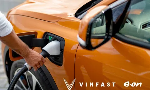 VinFast hợp tác với E.On Drive lắp đặt 200 cổng sạc tại các showroom ở châu Âu