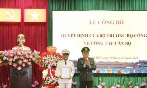 Thừa Thiên Huế có tân Phó Giám đốc Công an tỉnh