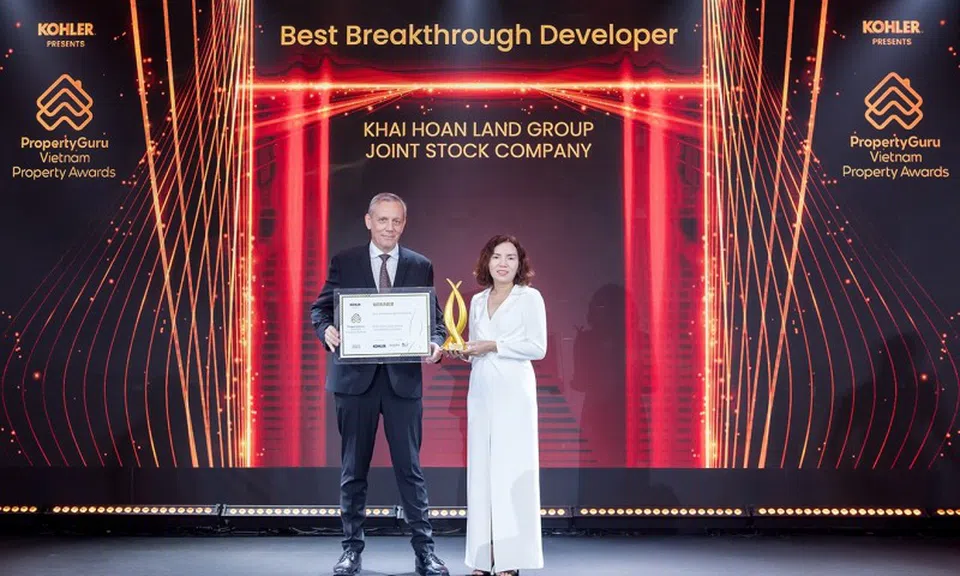 Khải Hoàn Land nhận cú đúp giải thưởng PropertyGuru Vietnam Property Awards 2023